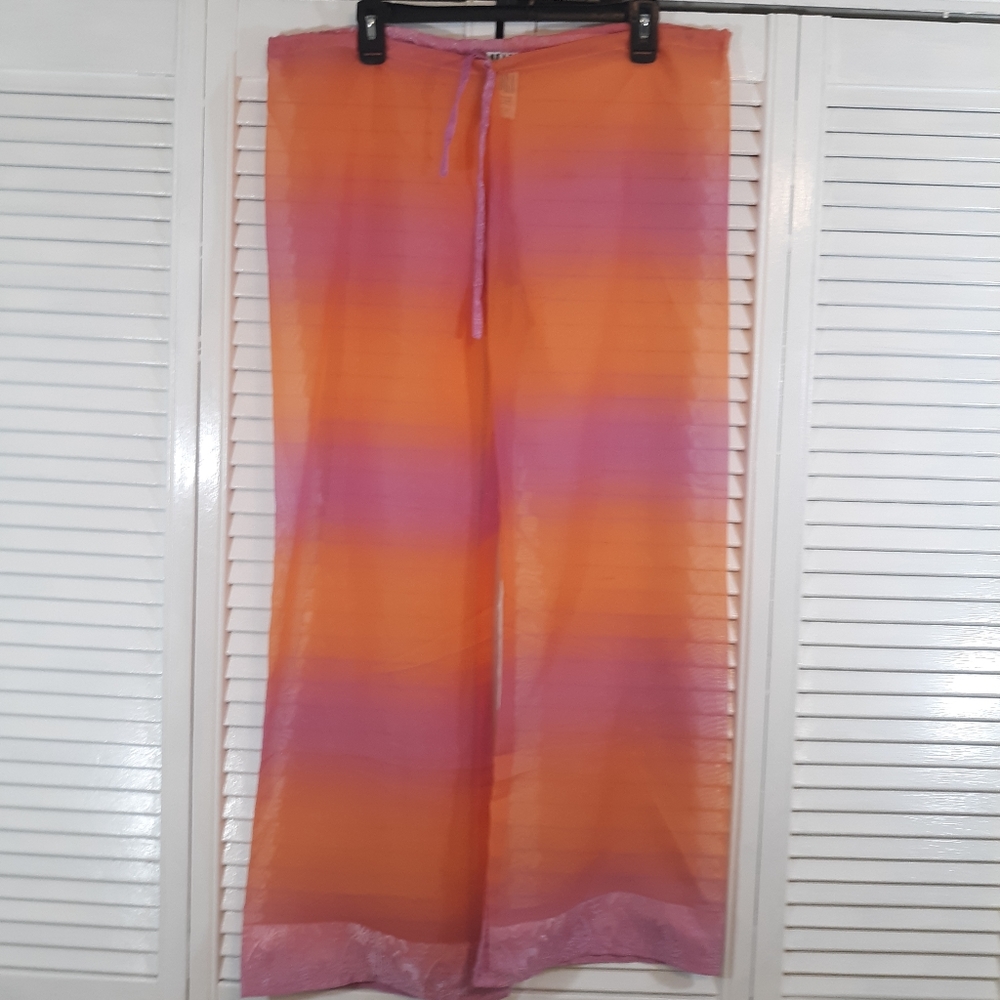 Max mehra ombre swim coverup pants sz XLP *H
